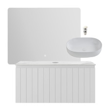 Belmont 900mm Vanity Package with Rectangle LED Mirror