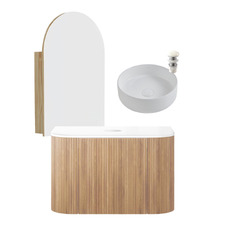 Nomad 750mm Vanity Package with Arch Shaving Cabinet