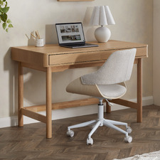 Rupert 2 Drawer Writing Desk & Clark Office Chair Set