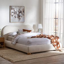 Paloma Boucle Queen Gas Lift Storage Bed