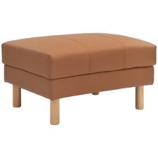 Tan Oslo Upholstered Ottoman