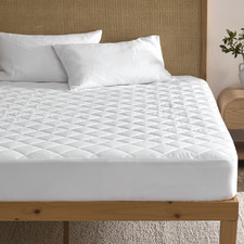 Deluxe Cotton-blend Quilted Waterproof Mattress Protector