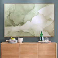 Ripple Abstract Framed Canvas Wall Art