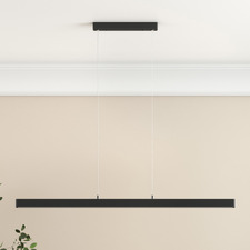 Jude Rubberwood LED Linear Pendant Light