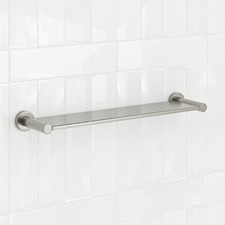 Clovelly 500mm Brushed Nickel Stainless Steel Shower Shelf