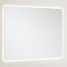 Vera 900mm Rectangle LED Wall Mirror with Defogger
