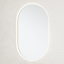 Vera Oval  LED Wall Mirror with Defogger