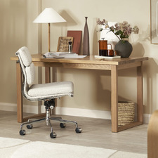 Ski-Leg Writing Desk & Eames Replica Office Chair Set