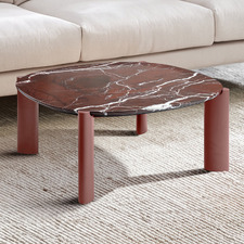 Marilyn Merlot Marble Coffee Table