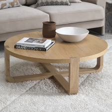 Aspyn Oak Wood Coffee Table