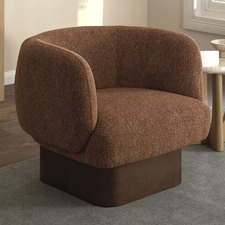 Caramel Benji Swivel Armchair