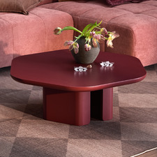 Merlot Premium Hex 90cm Coffee Table