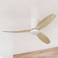 Alina 132cm DC Low Profile Ceiling Fan with LED Light