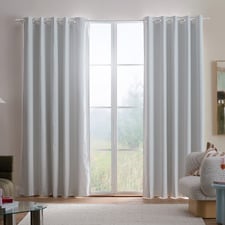 Kara Blockout Eyelet Curtains (Set of 2)