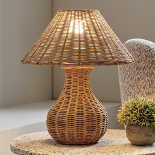 36cm Bobbi Rattan Table Lamp