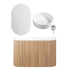 Nomad II 750mm Vanity Package with Oval LED Mirror