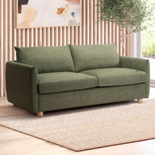Henry 3 Seater Queen Chenille Sofa Bed