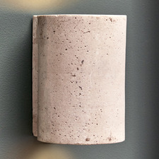 Lena Travertine-Look Wall Sconce