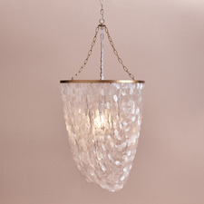 Rubi Capiz Shell Chandelier