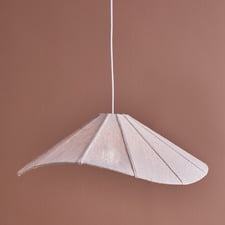 Tamsin Organic Linen Pendant Light