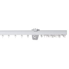 140cm Eden S-Fold Curtain Track & Hooks Set