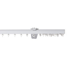 Eden S-Fold Curtain Track & Hooks Set