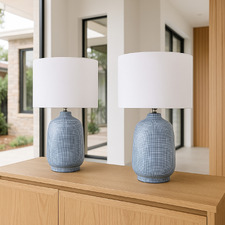 46cm Boden Ceramic Table Lamps (Set of 2)