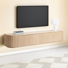 Hayley Curved Wall-Mounted TV Unit