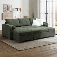 Frida 4 Seater Queen Sofa Bed with Reversible Chaise