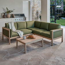 5 Seater Olive Green River Outdoor Modular Sofa Set