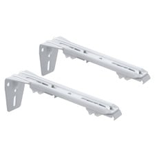 Eden S-Fold Curtain Double Brackets (Set of 2)