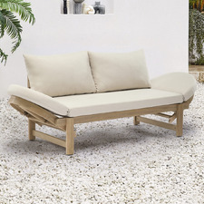 Martinique Acacia Wood Outdoor Daybed