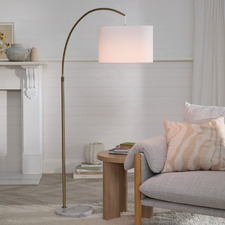 Lorah Metal Arc Floor Lamp