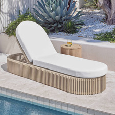 Como Eucalyptus Wood Sun Lounge