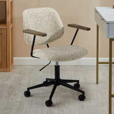 Addie Boucle Office Chair