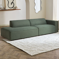 Russo 4 Seater Upholstered Sofa with Chaise