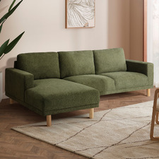 Orson 4 Seater Upholstered Sofa with Chaise