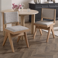 Adi Beech Wood Dining Chairs (Set of 2)