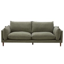 Green Terry 3 Seater Upholstered Sofa