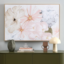 Rosewater Dreams Framed Canvas Wall Art
