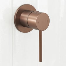 Clovelly Bronze Shower/Bath Wall Mixer