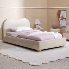 Paloma Boucle Gas Lift Storage Bed