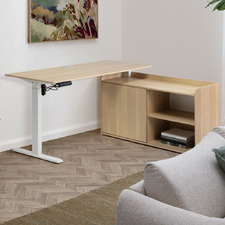 Ally Electric Sit & Stand Corner Desk