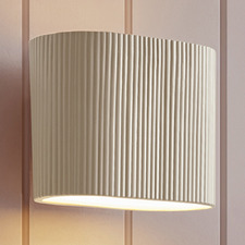 Halcyon Ceramic Fluted Wall Light
