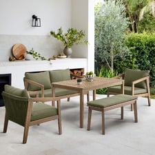 6 Seater Bayview Outdoor Lounge Dining Set