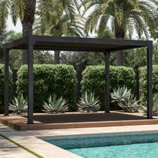 3 x 4m Arki Louvred Steel & Aluminium Gazebo