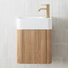 Nomad 460mm Natural Wall Hung Single Vanity