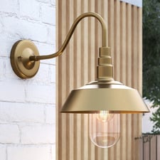 Melrose Gooseneck Outdoor Wall Light
