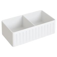 Bowral 830mm Double Fireclay Sink with Traditional Mixer & Pot Filler Package