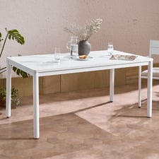 6 Seater Kamari Aluminium Outdoor Dining Table
